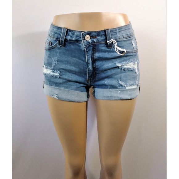 kancan denim shorts